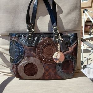 EXTREMELY RARE Beautiful Coach Patchwork Tote